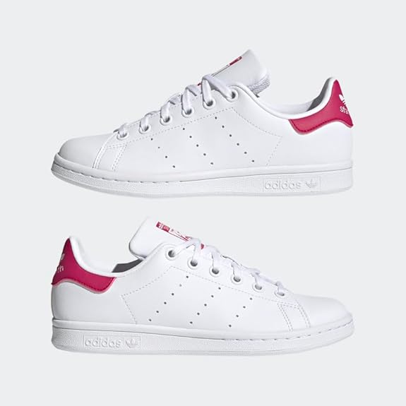 adidas Stan Smith - Kids Cloud White / Cloud White / Bold Pink Shoe Deals Outlet