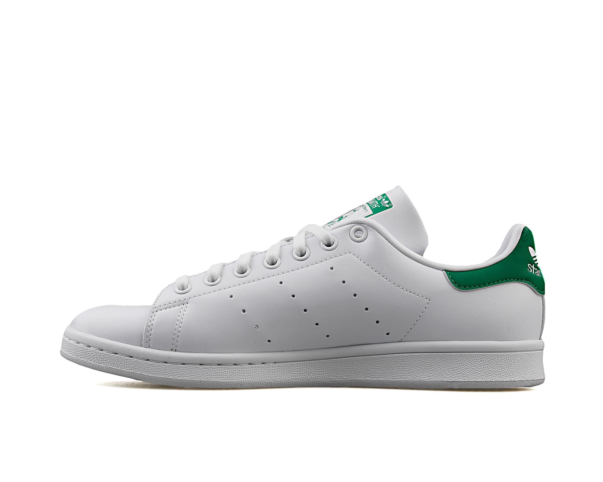 adidas Stan Smith - Men's Cloud White / Cloud White / Green Shoe Deals Outlet