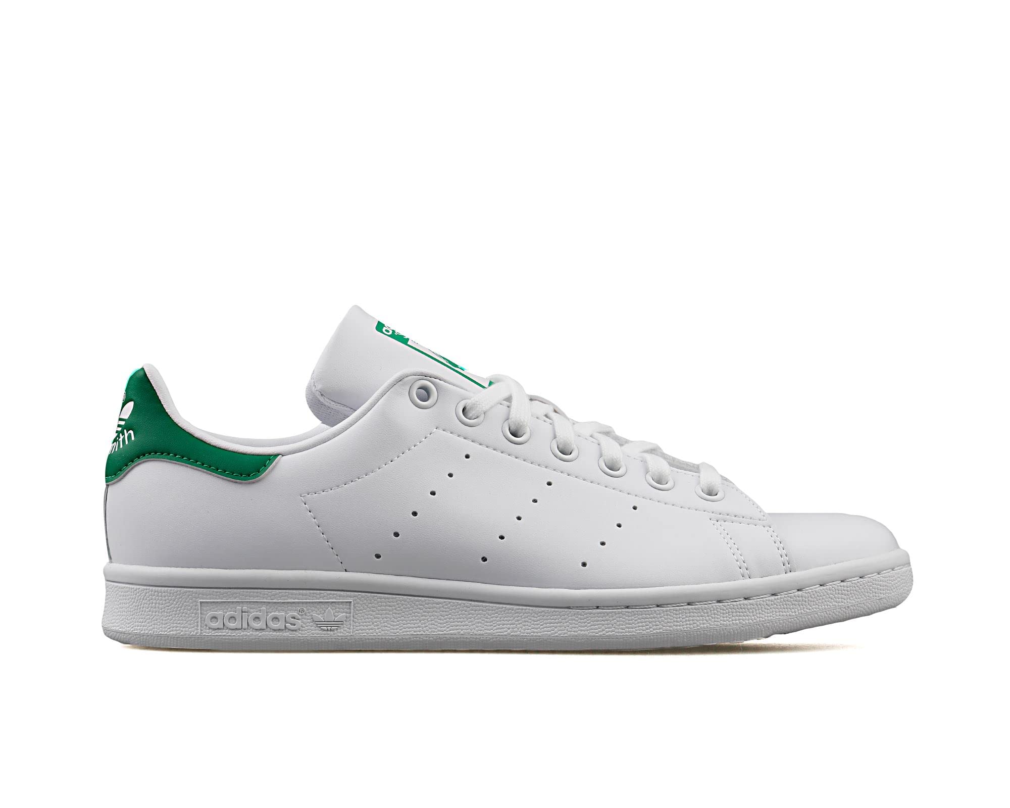 adidas Stan Smith - Men's Cloud White / Cloud White / Green Shoe Deals Outlet