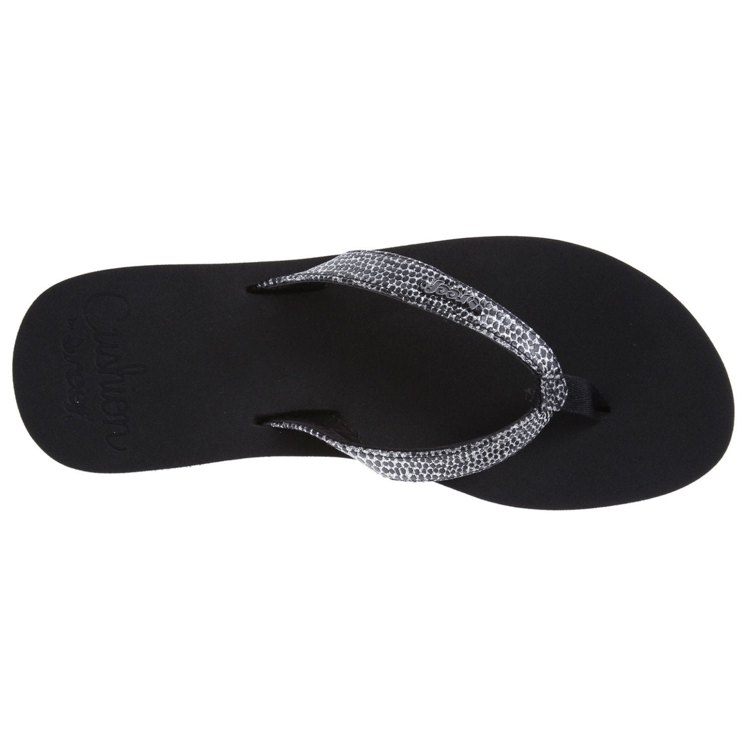 Reef Star Cushion Sassy - Women's Black/Silver Shoe Deals Outlet