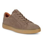ECCO Street Tray Classic Sneaker - Men's Navajo Brown Suede Shoe Deals Outlet