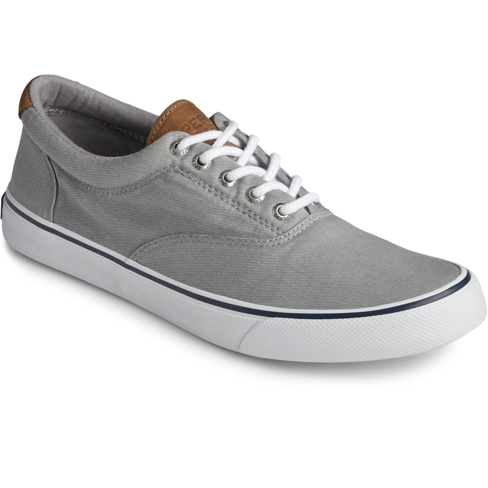 Sperry Striper ll CVO - Men's Salt Washed Grey Shoe Deals Outlet