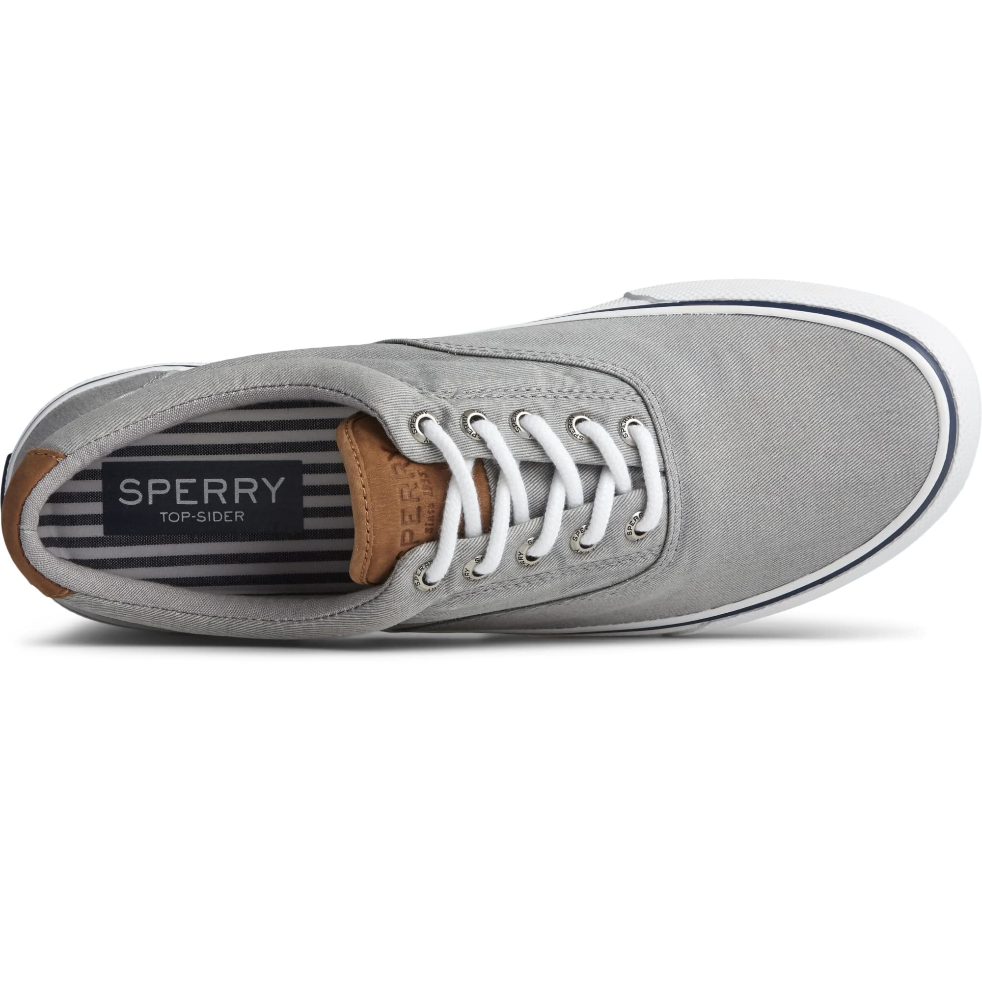 Sperry Striper ll CVO - Men's Salt Washed Grey Shoe Deals Outlet