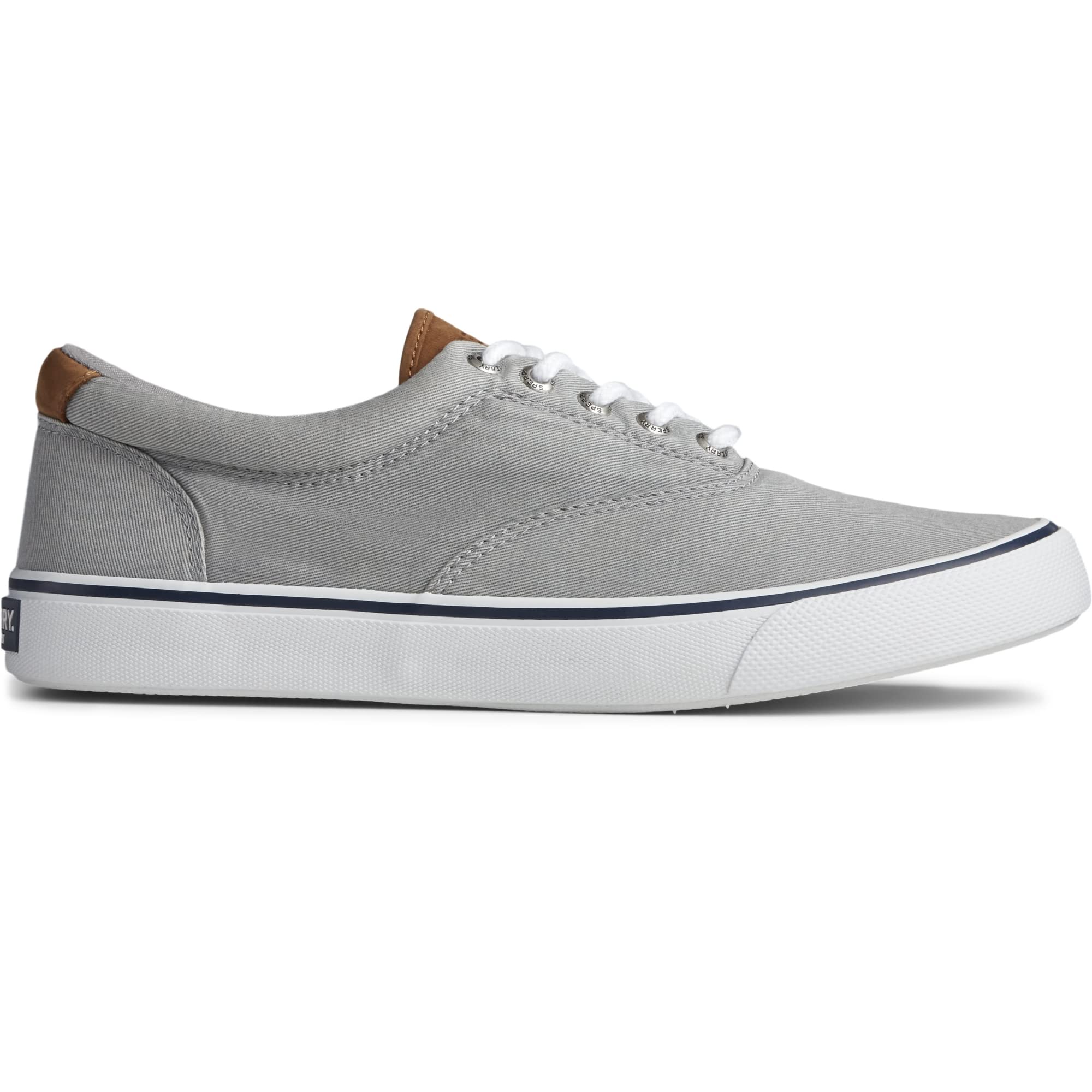 Sperry Striper ll CVO - Men's Salt Washed Grey Shoe Deals Outlet
