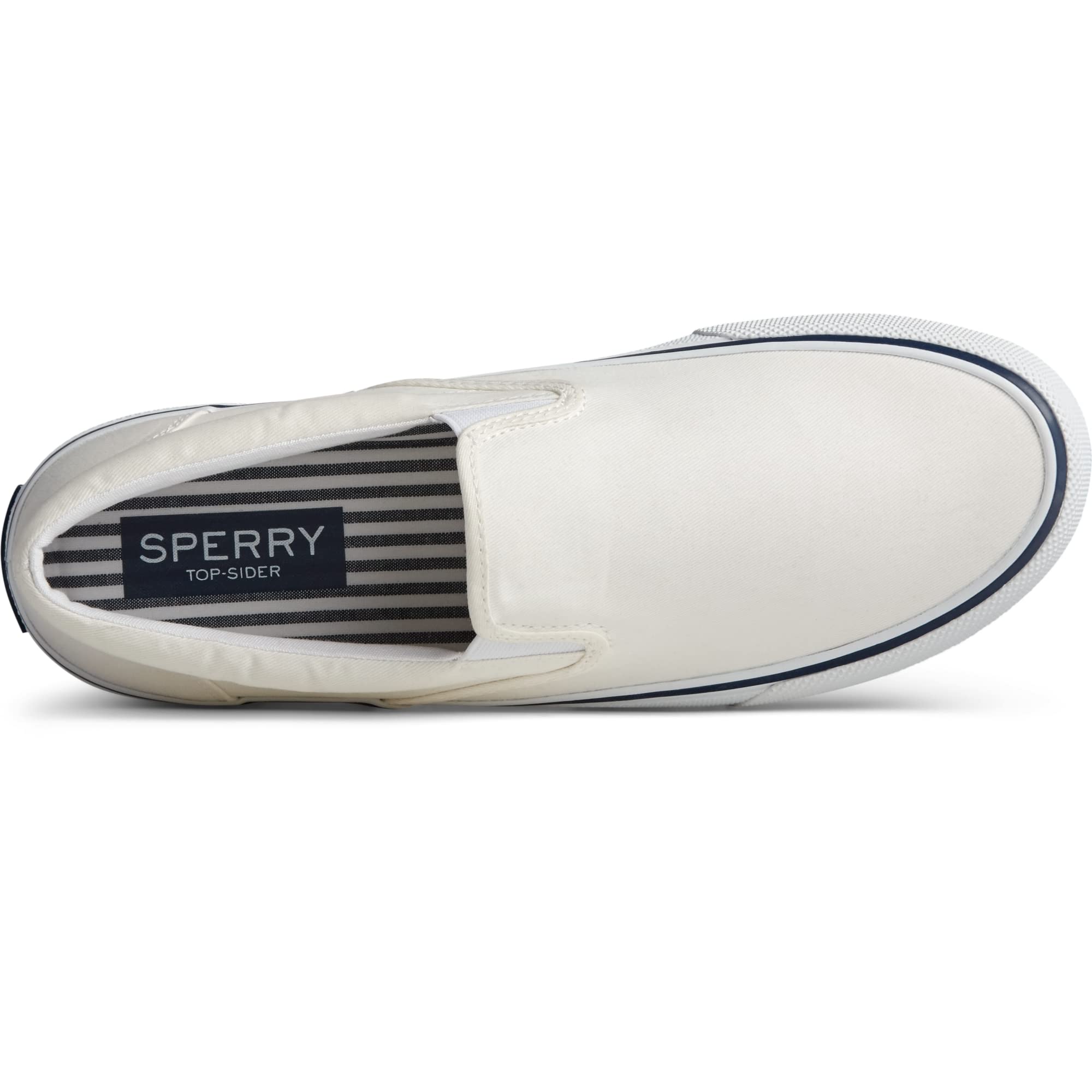 Sperry Striper ll Slip On - Men's White Shoe Deals Outlet