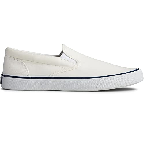 Sperry Striper ll Slip On - Men's White Shoe Deals Outlet