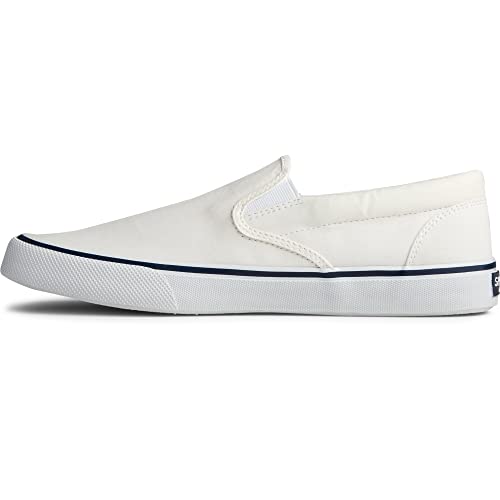 Sperry Striper ll Slip On - Men's White Shoe Deals Outlet
