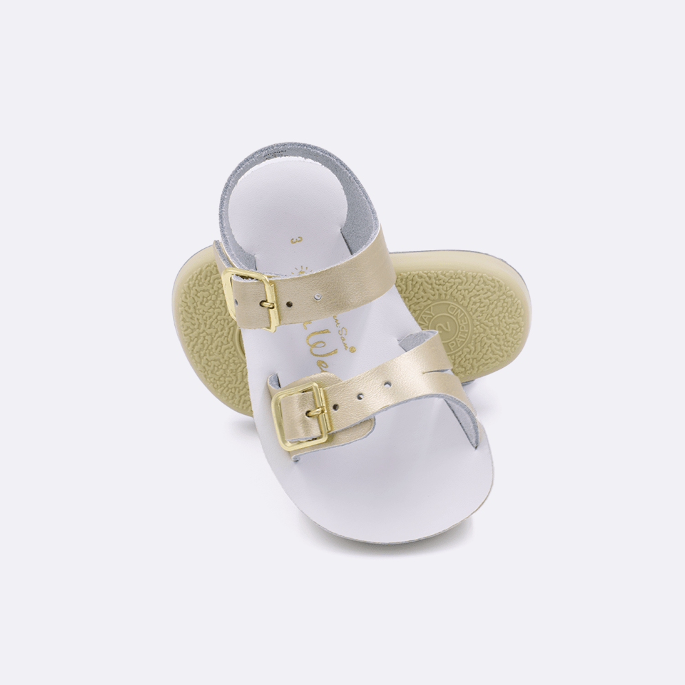 Salt Water Sandal by Hoy Shoes Sun - San Sea - Wee Kids White Shoe Deals Outlet