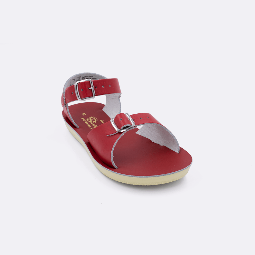 Salt Water Sandal by Hoy Shoes Sun - San Surfer - Kids Red Shoe Deals Outlet