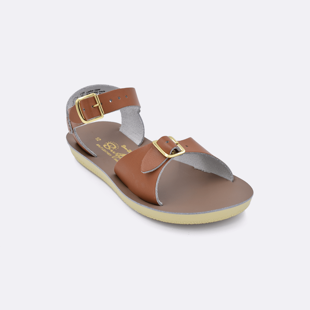 Salt Water Sandal by Hoy Shoes Sun - San Surfer - Kids Tan Shoe Deals Outlet