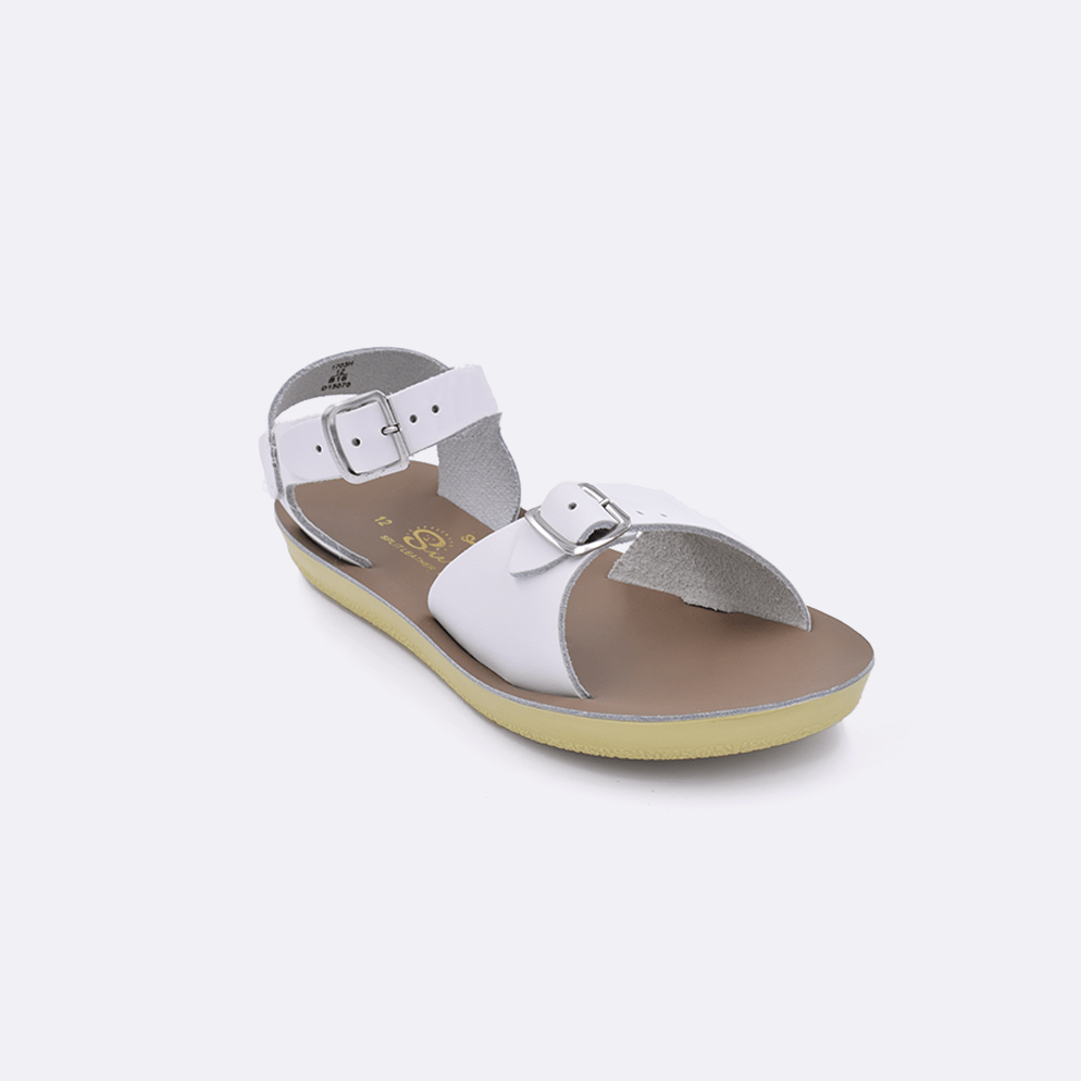 Salt Water Sandal by Hoy Shoes Sun - San Surfer - Kids White Shoe Deals Outlet