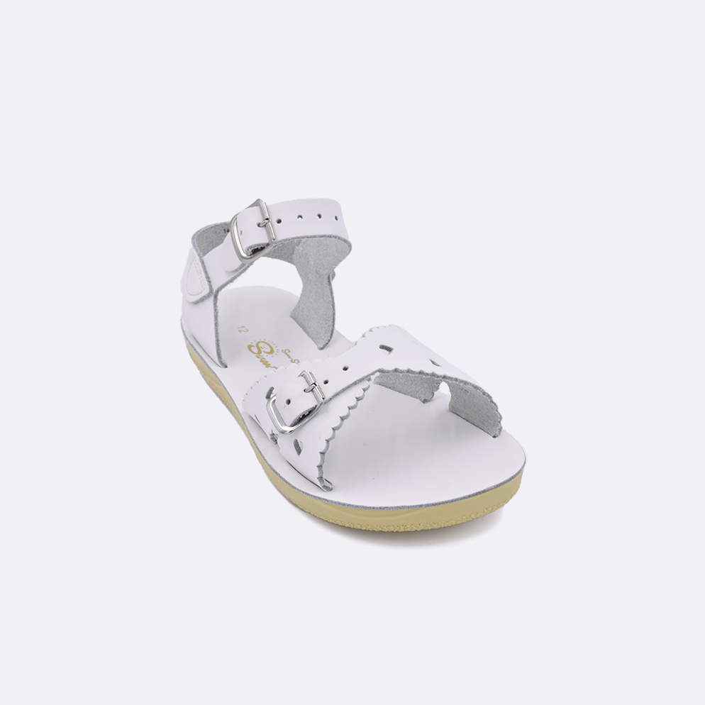 Salt Water Sandal by Hoy Shoes Sun - San Sweetheart - Kids White Shoe Deals Outlet