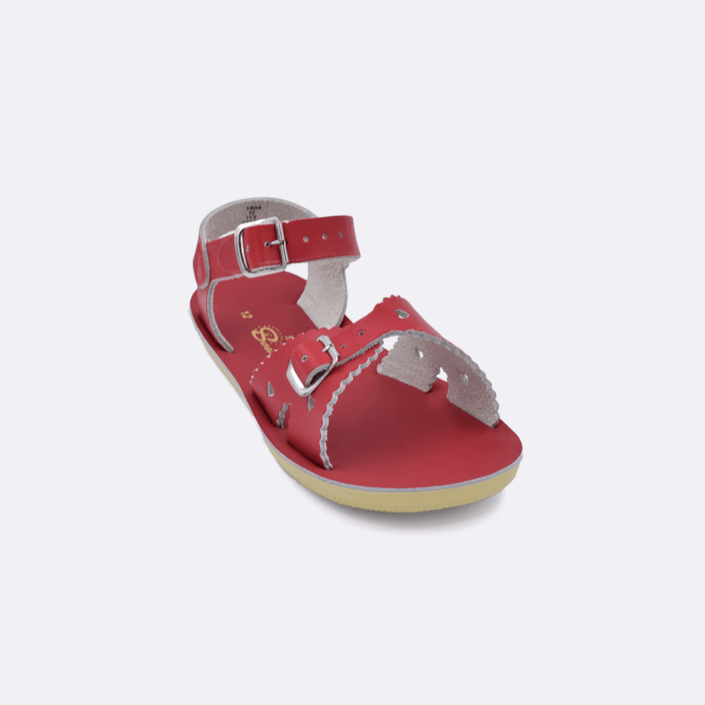 Salt Water Sandal by Hoy Shoes Sun - San Sweetheart - Kids Red Shoe Deals Outlet