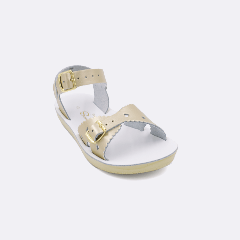 Salt Water Sandal by Hoy Shoes Sun - San Sweetheart - Kids Gold Shoe Deals Outlet
