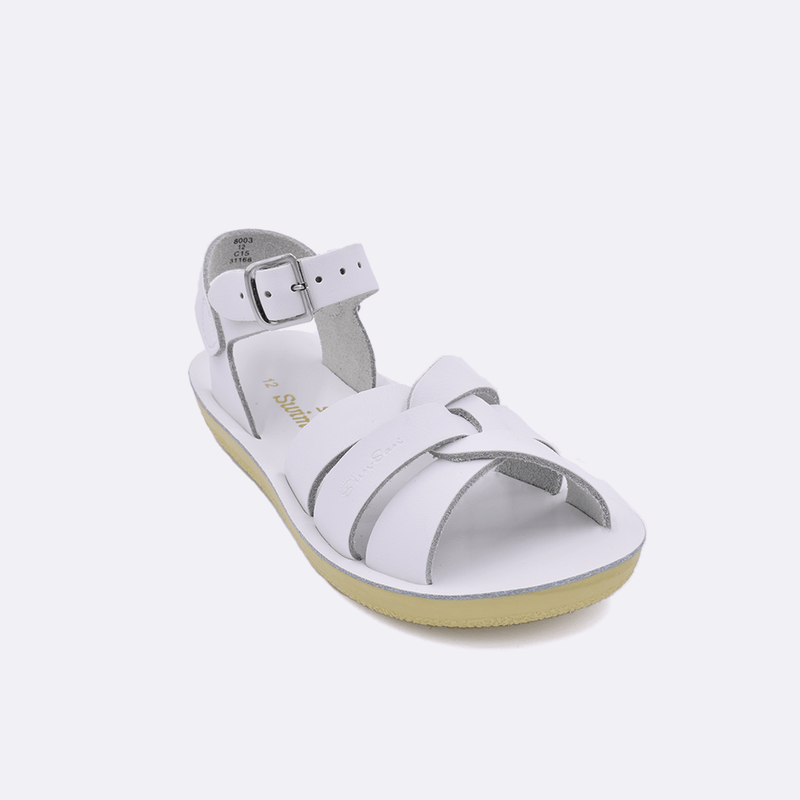 Salt Water Sandal by Hoy Shoes Sun - San Swimmer - Kids White Shoe Deals Outlet