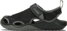 Crocs Swiftwater Mesh Deck - Men's Black Shoe Deals Outlet