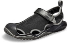 Crocs Swiftwater Mesh Deck - Men's Black Shoe Deals Outlet