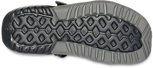Crocs Swiftwater Mesh Deck - Men's Black Shoe Deals Outlet