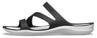 Crocs Swiftwater Sandal - Women's Black/White Shoe Deals Outlet