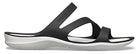 Crocs Swiftwater Sandal - Women's Black/White Shoe Deals Outlet
