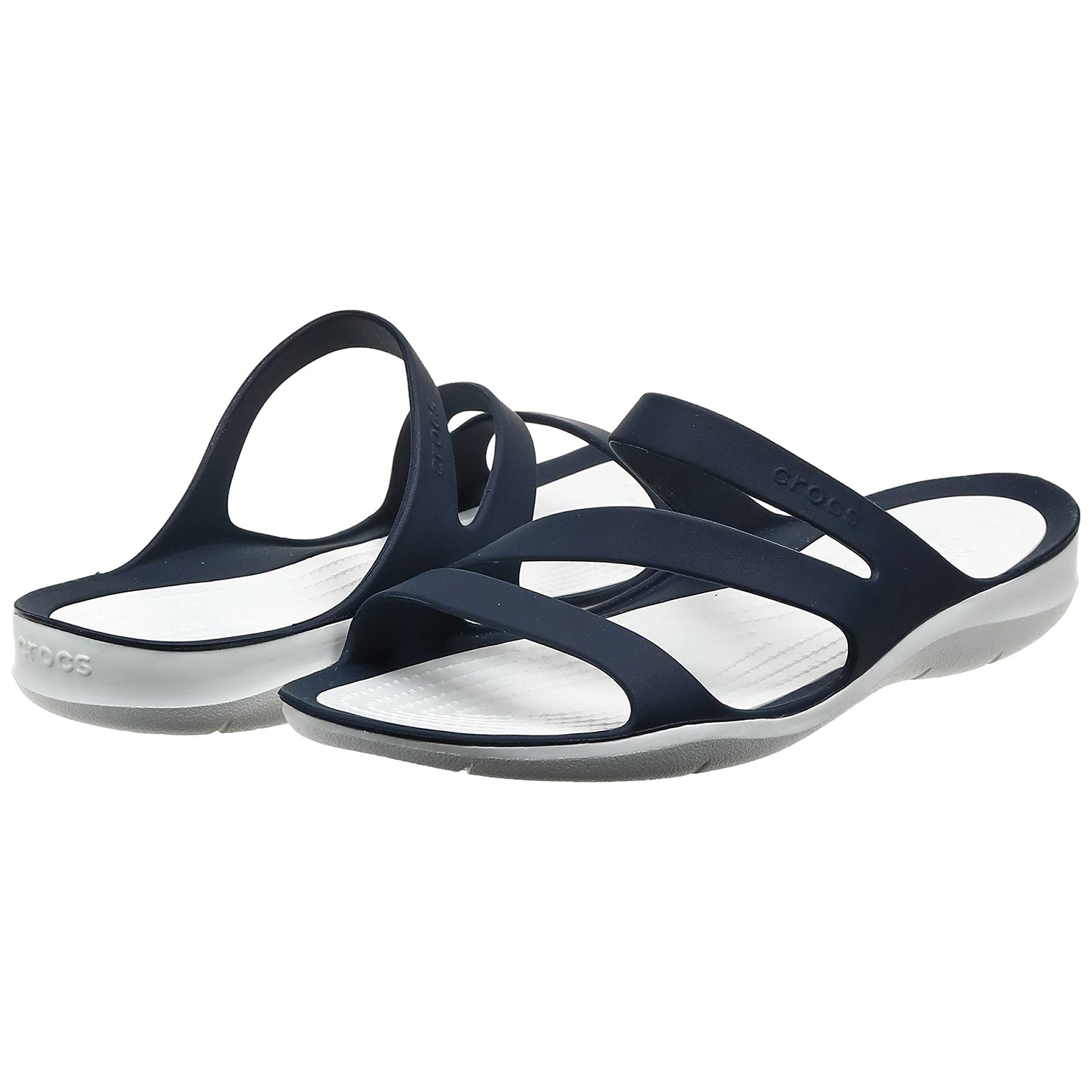 Crocs Swiftwater - Women's Navy/White Shoe Deals Outlet