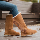 BEARPAW Tamara Boots - Women's Iced Coffee Shoe Deals Outlet