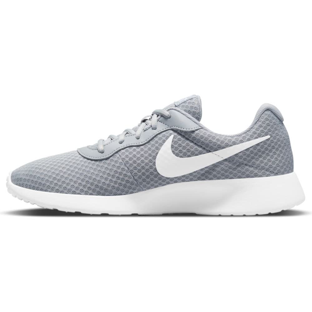 Nike Tanjun - Men's Wolf Grey/White - barely Volt - black Shoe Deals Outlet
