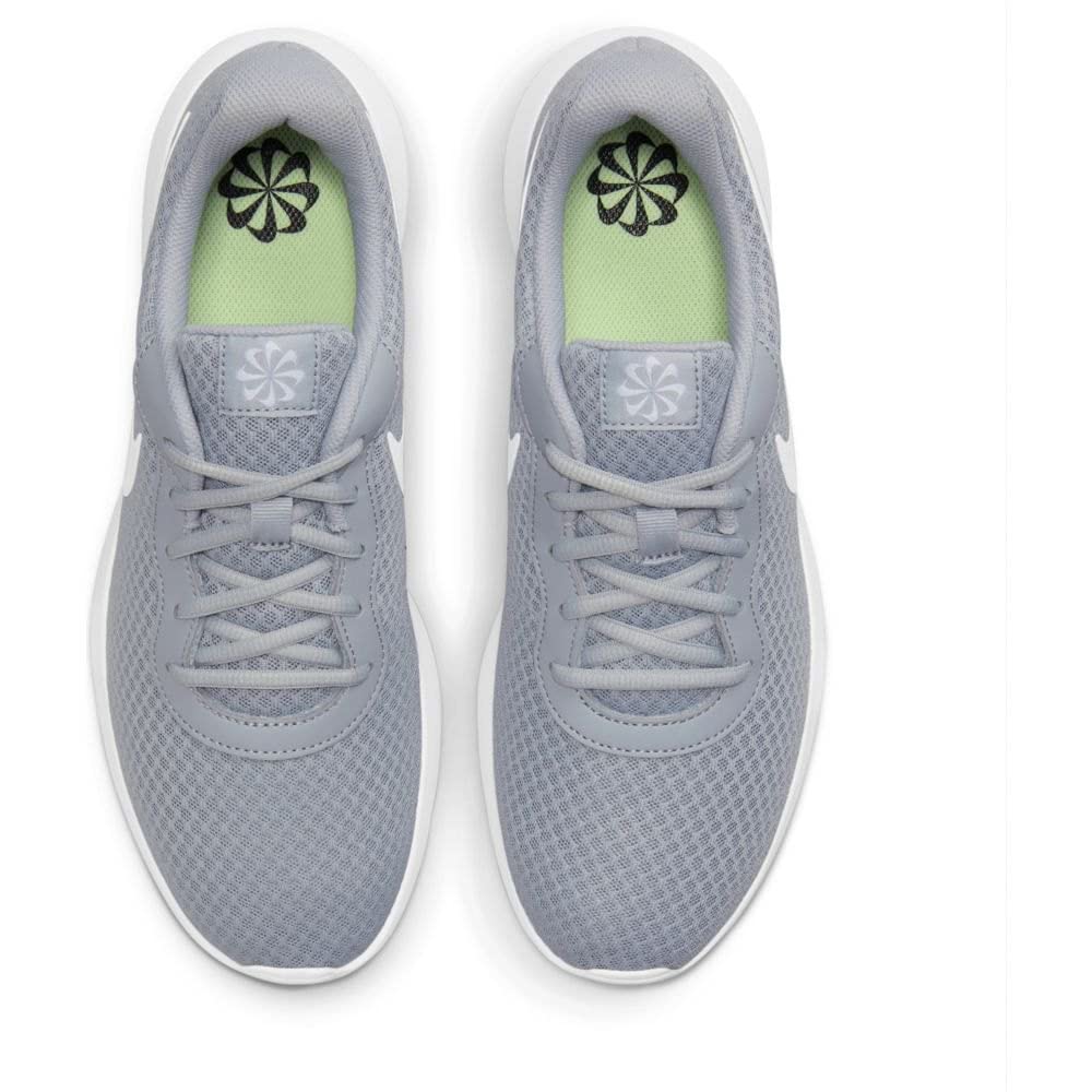 Nike Tanjun - Men's Wolf Grey/White - barely Volt - black Shoe Deals Outlet