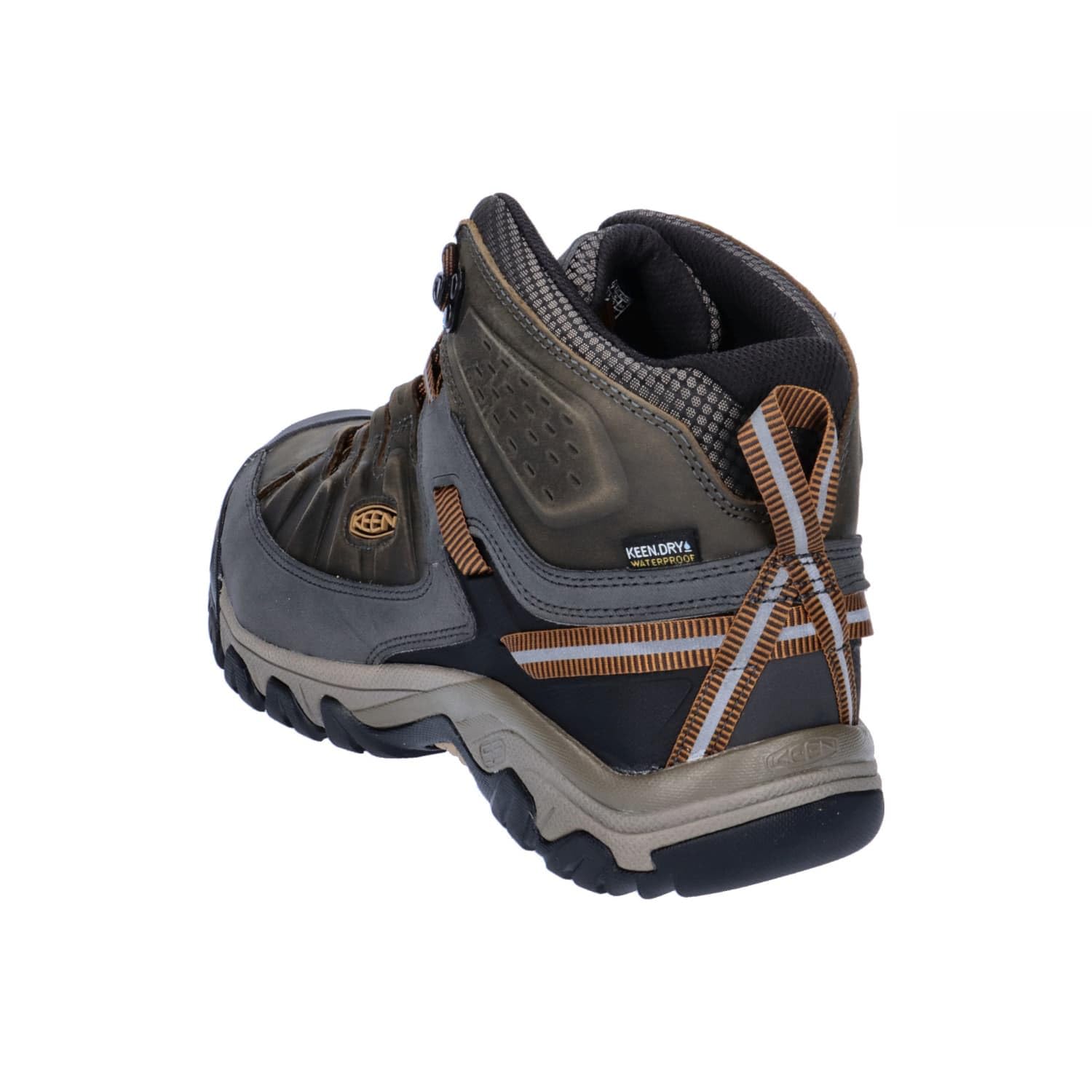 KEEN Targhee lll Mid Waterproof - Men's Black Olive/Golden Brown Shoe Deals Outlet