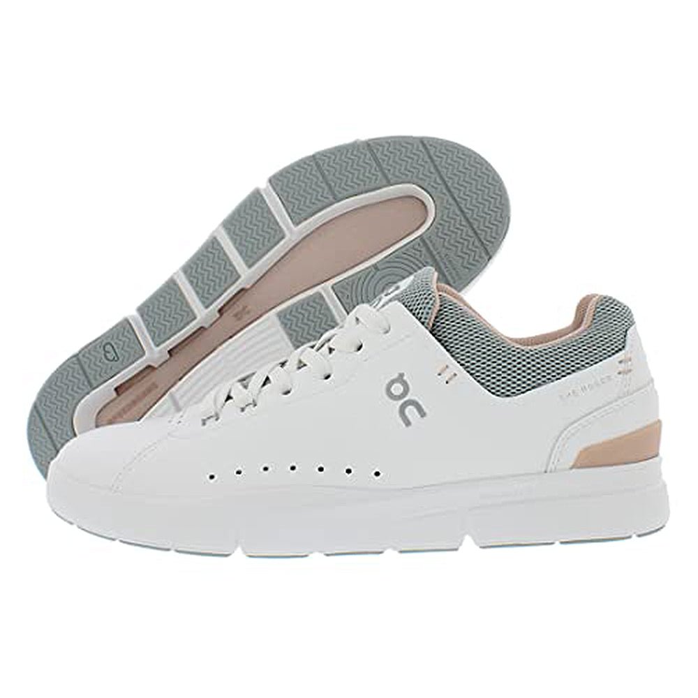 On The Roger Advantage - Women's White/Rose Shoe Deals Outlet