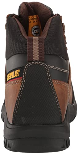 Caterpillar Threshold Waterproof Steel Toe Boots - Men's Real Brown Shoe Deals Outlet