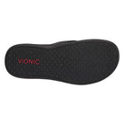VIONIC Tide Aloe Toe Post - Women's Black Leather Shoe Deals Outlet