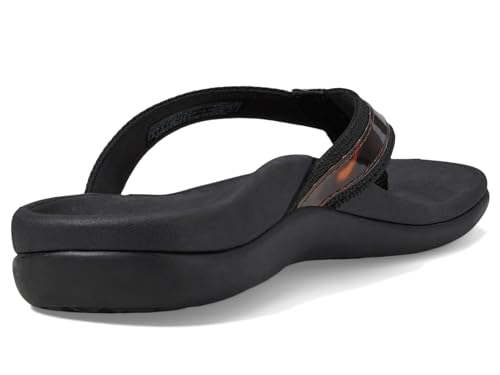 VIONIC Tide II Toe Post Sandal - Women's Black - tortoise Shoe Deals Outlet