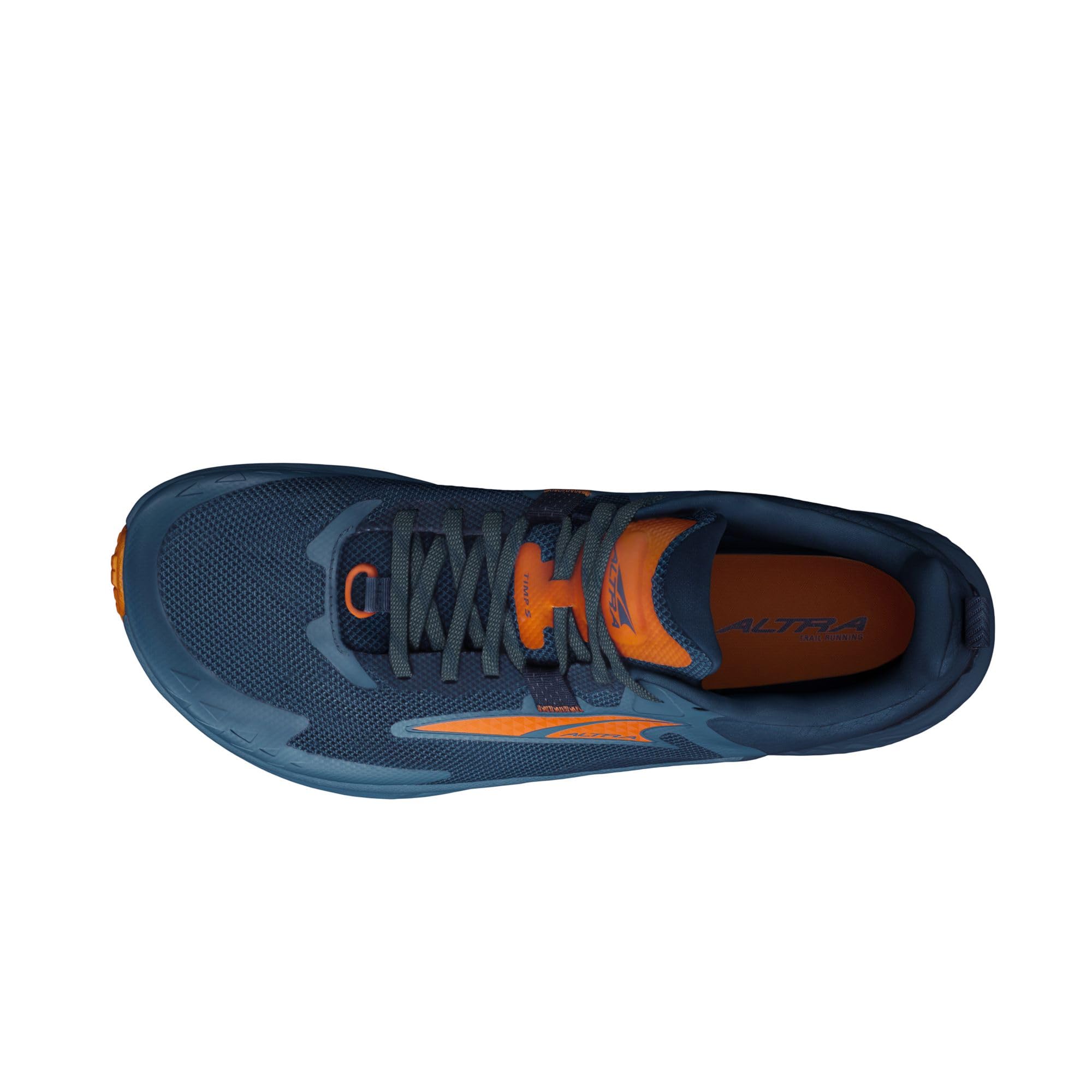 Altra Timp 5 - Men's Blue/Orange Shoe Deals Outlet