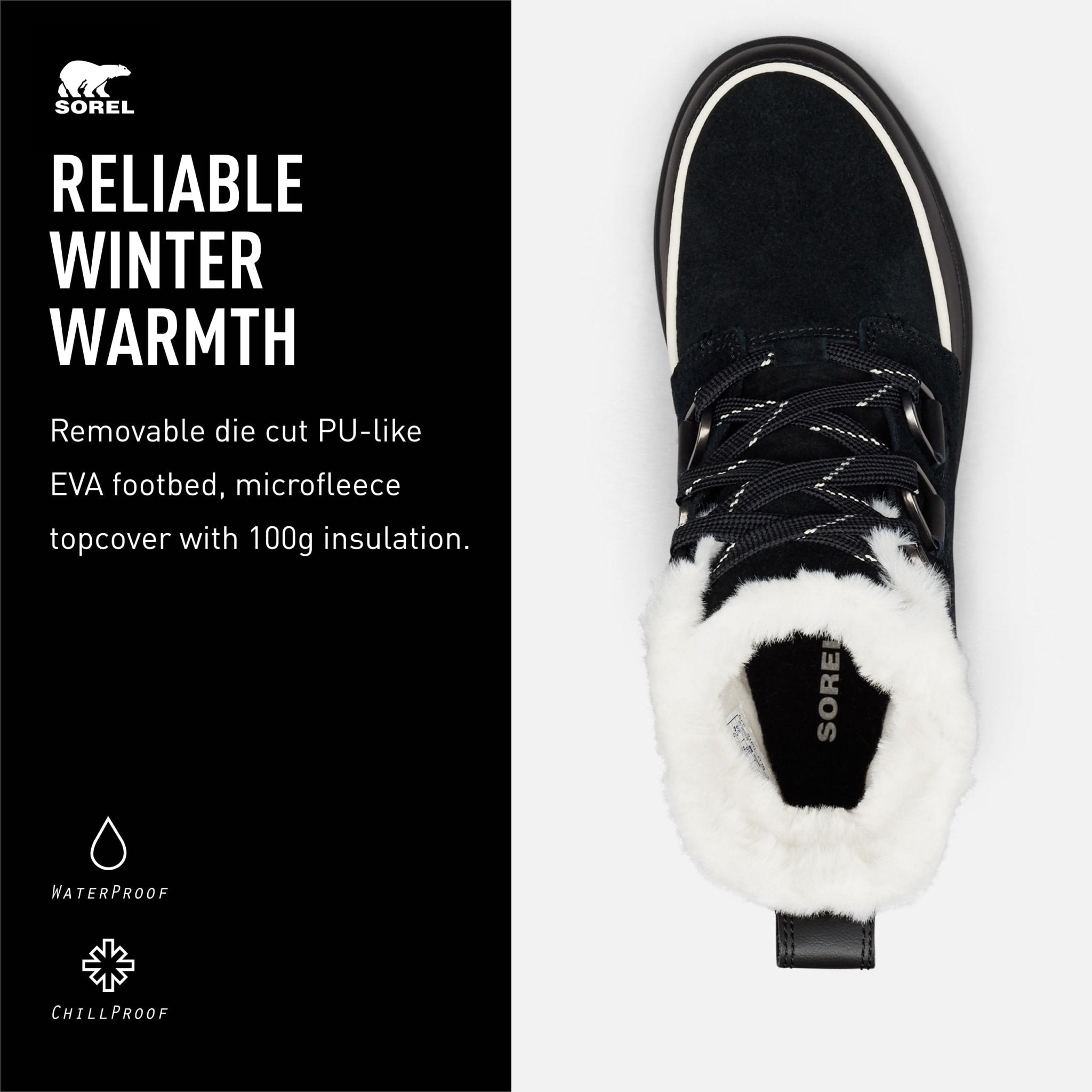 SOREL Tivoli lV - Women's Black Shoe Deals Outlet