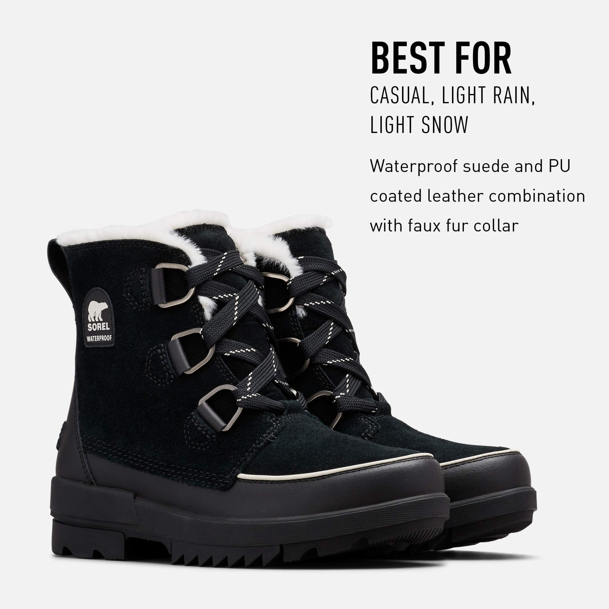 SOREL Tivoli lV - Women's Black Shoe Deals Outlet