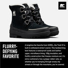 SOREL Tivoli lV - Women's Black Shoe Deals Outlet