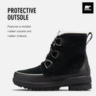 SOREL Tivoli lV - Women's Black Shoe Deals Outlet