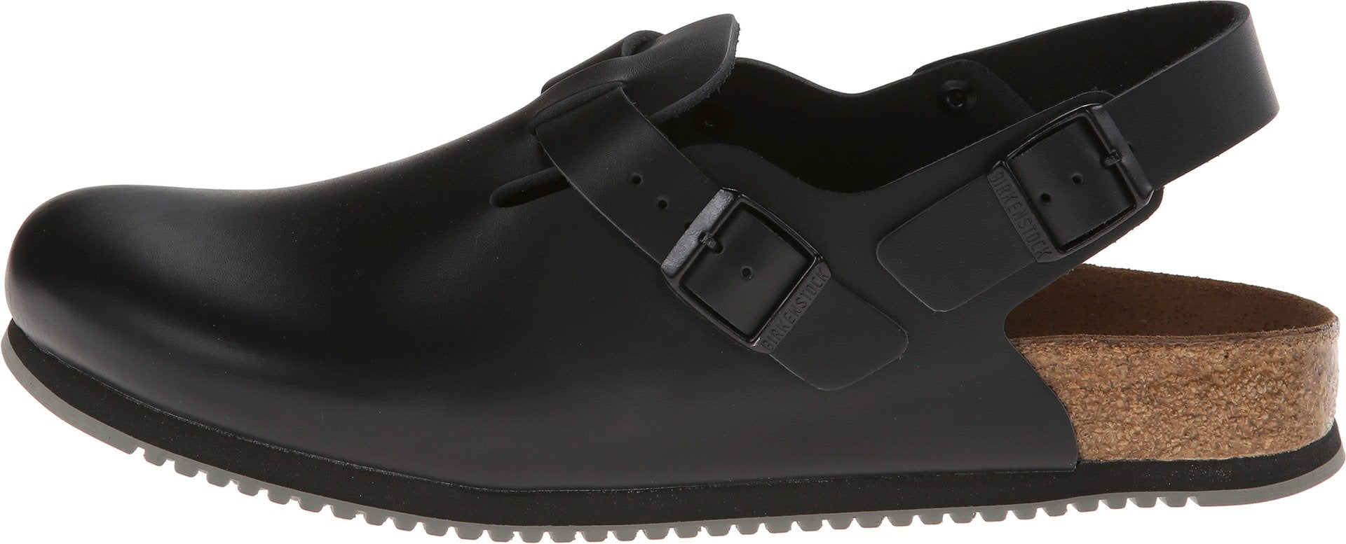 Birkenstock Tokio Super Grip Leather - Unisex Black Shoe Deals Outlet