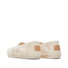 TOMS Alpargata Cloudbound Natural Moroccan Crochet 6 M 889556003808 Shoe Deals Outlet