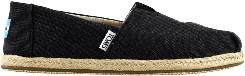 TOMS Alpargata Rope Black 10 M 889556190874 Shoe Deals Outlet