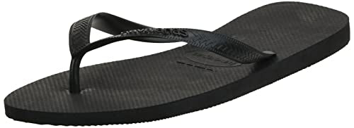 Havaianas Top Flip Flops - Unisex Black Shoe Deals Outlet