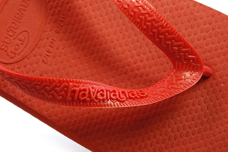 Havaianas Top Flip Flops - Unisex Ruby Red Shoe Deals Outlet