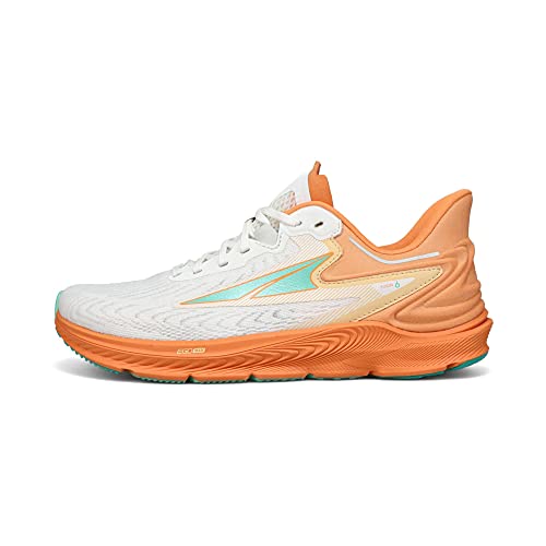 Altra Torin 6 - Women's White/Orange Shoe Deals Outlet