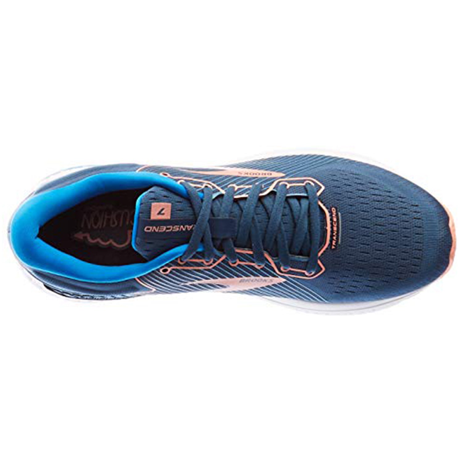Brooks Transcend 7 - Women's Majolica/Navy/Desert Shoe Deals Outlet