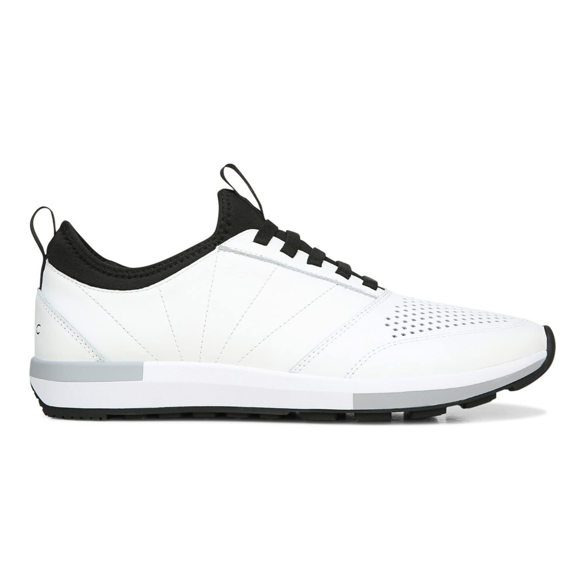 VIONIC Trent Sneaker - Men's WHITE LEATHER Shoe Deals Outlet