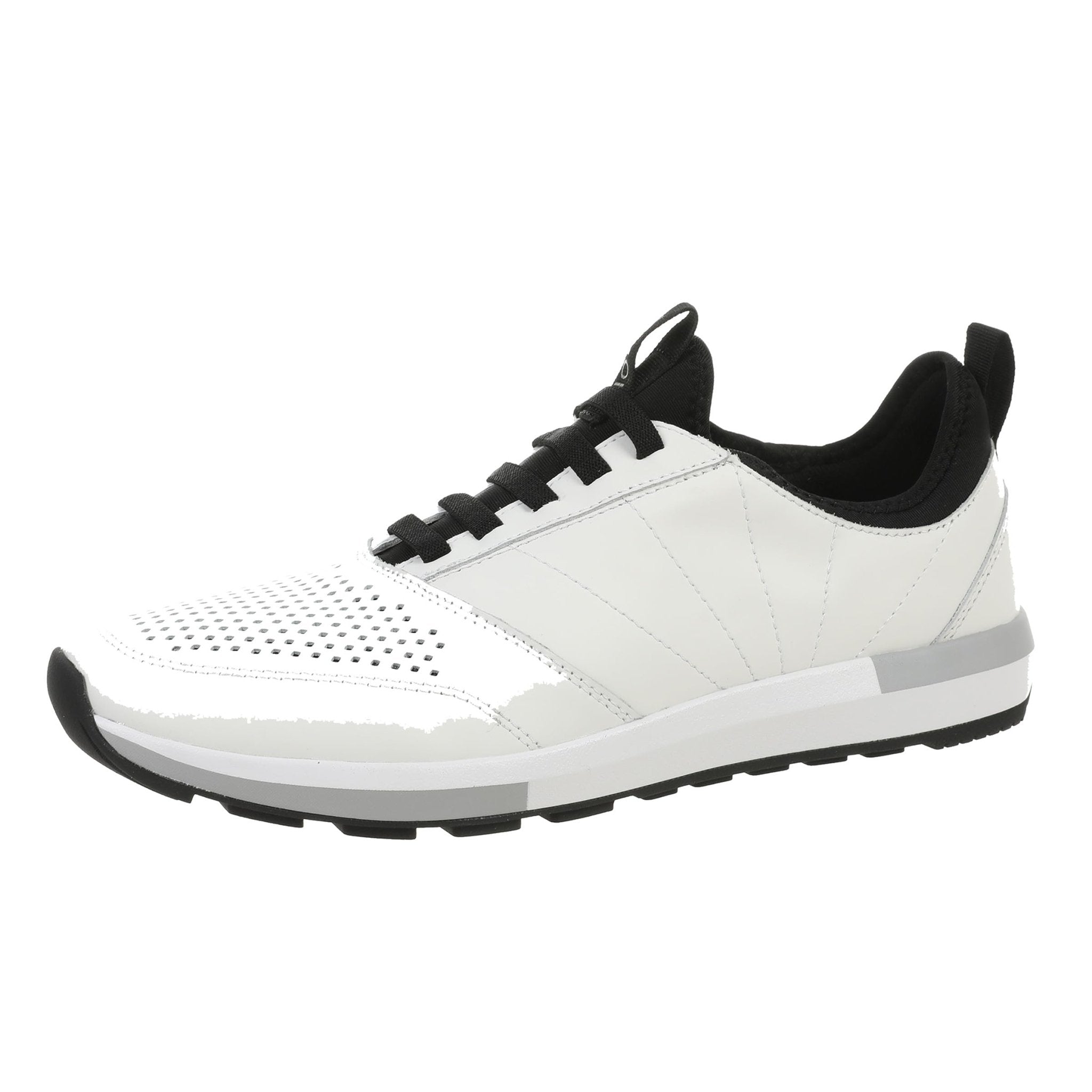 VIONIC Trent Sneaker - Men's WHITE LEATHER Shoe Deals Outlet
