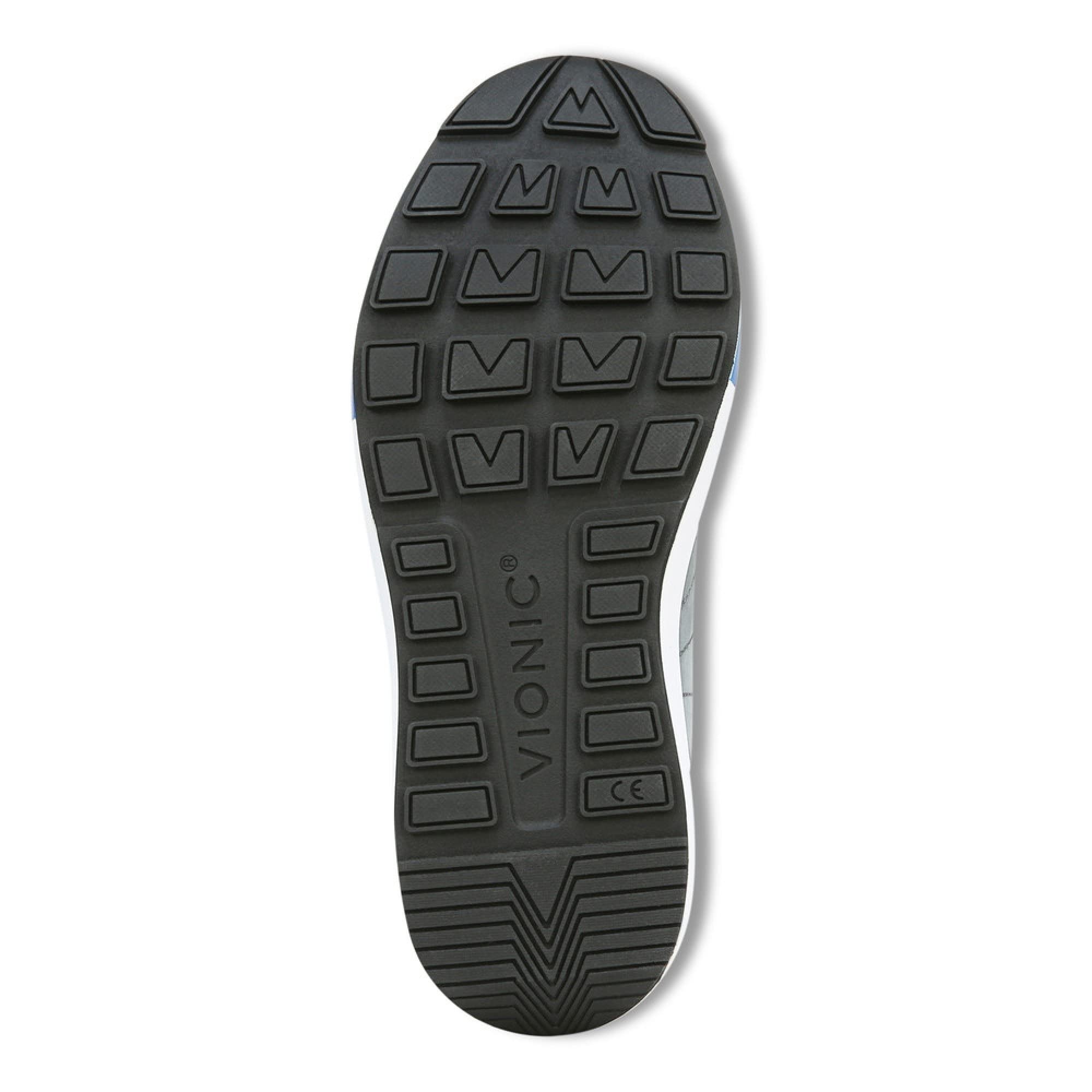 VIONIC Trent Sneaker - Men's WHITE LEATHER Shoe Deals Outlet