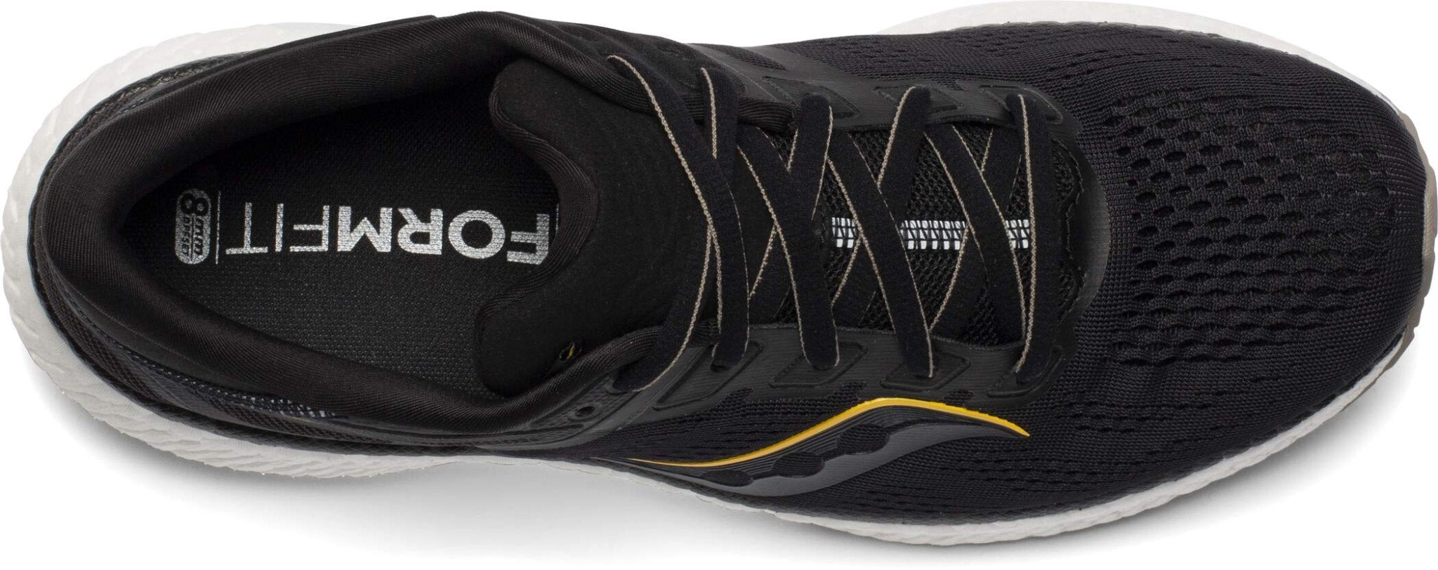 Saucony Triumph 18 Running Shoe - Men's Black/Gold Shoe Deals Outlet