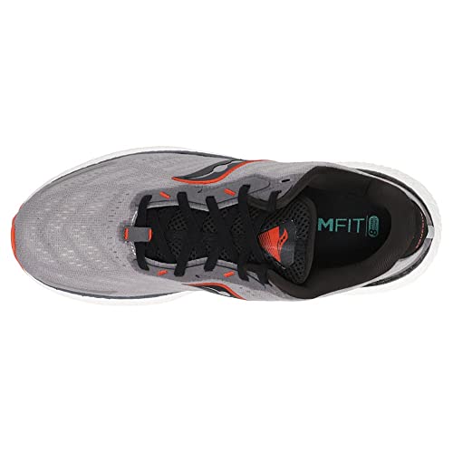 Saucony Triumph 19 - Men's Alloy/Fire Shoe Deals Outlet